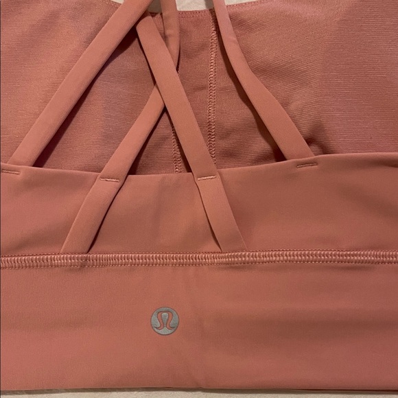 Lululemon Athletica Coral Strappy Sports Bra - Picture 3 of 5